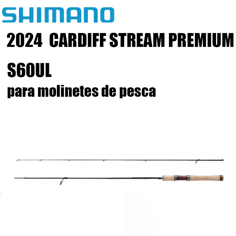 SHIMANO 2024  CARDIFF STREAM PREMIUM S60UL para molinetes de pesca