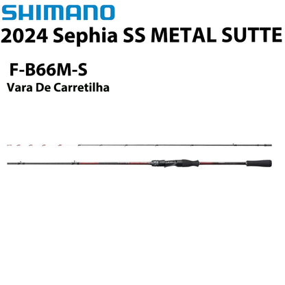 SHIMANO 2024 Sephia SS METAL SUTTE F-B66M-S Vara De Carretilha