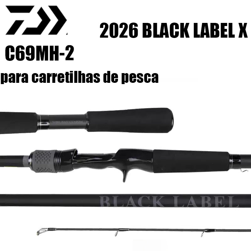 DAIWA 2026 BLACK LABEL X  SC C66L+ -2·BF para carretilhas de pesca