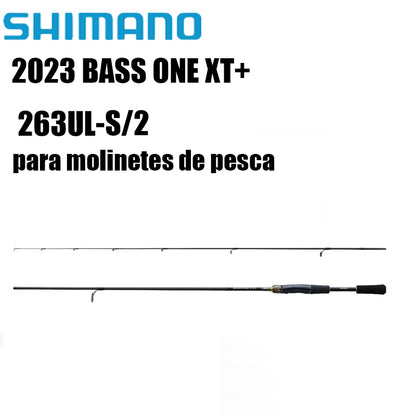 SHIMANO 2023 BASS ONE XT+ 263UL-S/2 para molinetes de pesca
