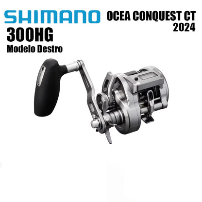 SHIMANO 2024 OCEA CONQUEST CT 300HG Modelo Destro