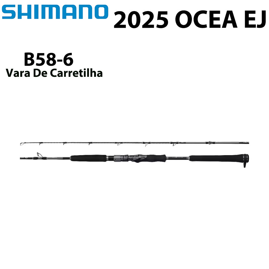 SHIMANO 2025 OCEA EJ B58-6 Vara De Carretilha