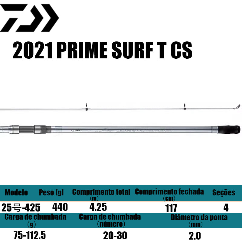 DAIWA 2021 PRIME SURF T CS 25号-425 para molinetes de pesca