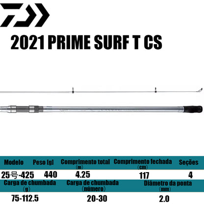 DAIWA 2021 PRIME SURF T CS 25号-425 para molinetes de pesca