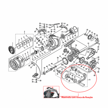 SHIMANO 2026 MIRAVEL 4000XG Molinete