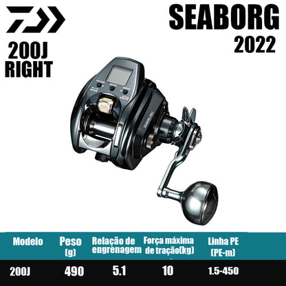 DAIWA SEABORG 100 200 300 400 500 600 Electric Reel Salt Water Fishing Reel fishing parts Origin: Japan Deep sea boat fishing  Electric winch wheel