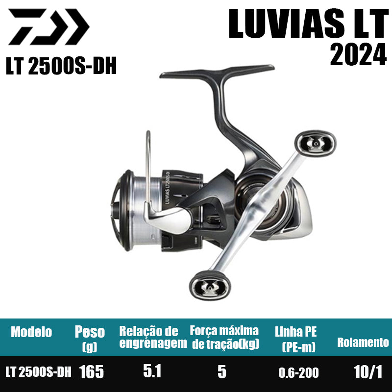 DAIWA 2024 LUVIAS LT carrete de pesca carrete de filação de água doce peças de pesca de água salgada Origem China