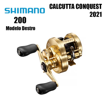 SHIMANO 2021 Calcutta Conquest 200 Modelo Destro