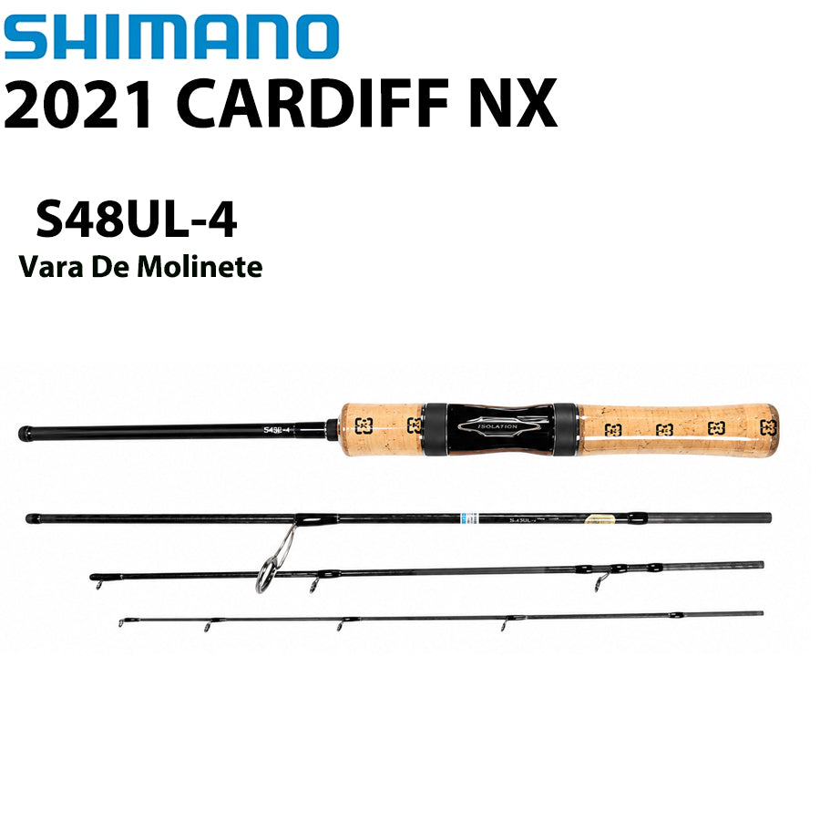 SHIMANO 2021 CARDIFF NX S48UL-4 Vara De Molinete