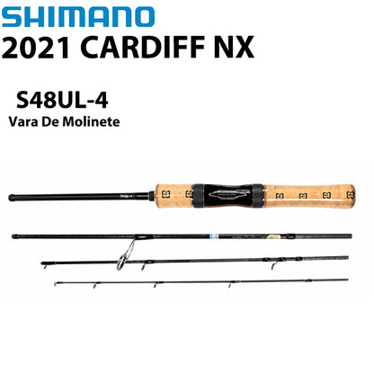 SHIMANO 2021 CARDIFF NX S48UL-4 Vara De Molinete