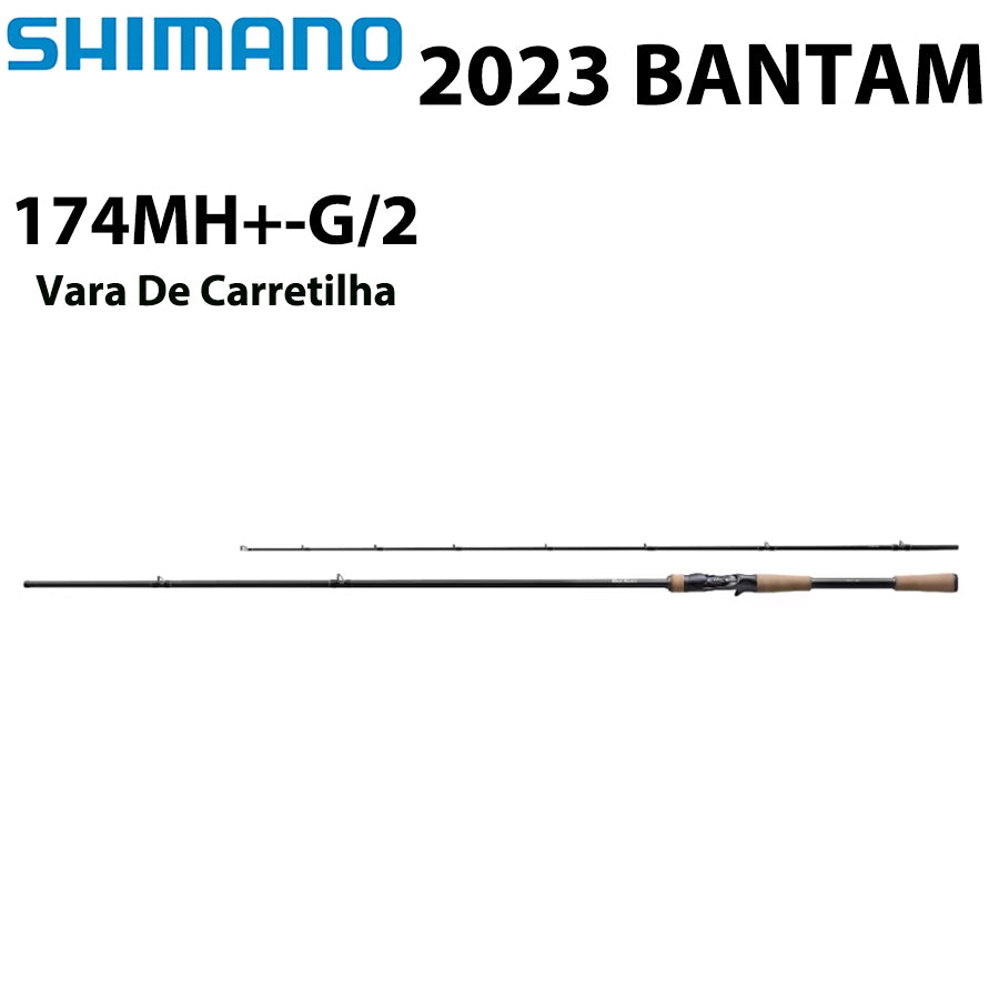 SHIMANO 2023 BANTAM 174MH+-G/2 Vara De Carretilha