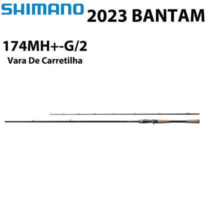 SHIMANO 2023 BANTAM 174MH+-G/2 Vara De Carretilha