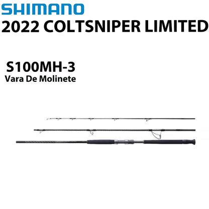SHIMANO 2022 COLTSNIPER LIMITED S100MH-3 Vara De Molinete