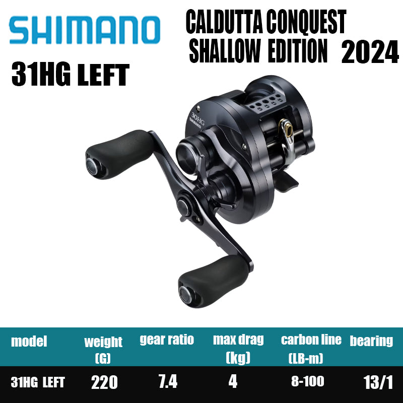 Carretilha De Arremesso SHIMANO 2024 CALCUTTA CONQUEST , Peça De Reposição Para Pesca Em Água Doce E Salgada. Local De Produção: Japão