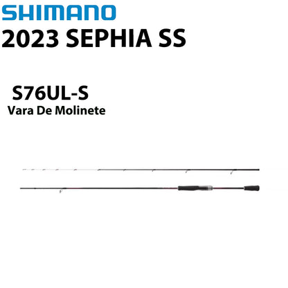 SHIMANO 2023 SEPHIA SS S76UL-S Vara De Molinete