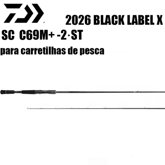 DAIWA 2026 BLACK LABEL X SC C69M+ -2·ST para carretilhas de pesca