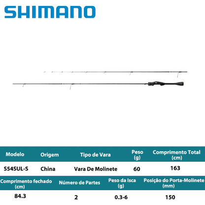 SHIMANO 2021 SOARE XR S54SUL-S  Vara De Molinete