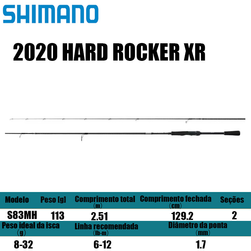 SHIMANO 2020 HARD ROCKER XR S83MH para molinetes de pesca