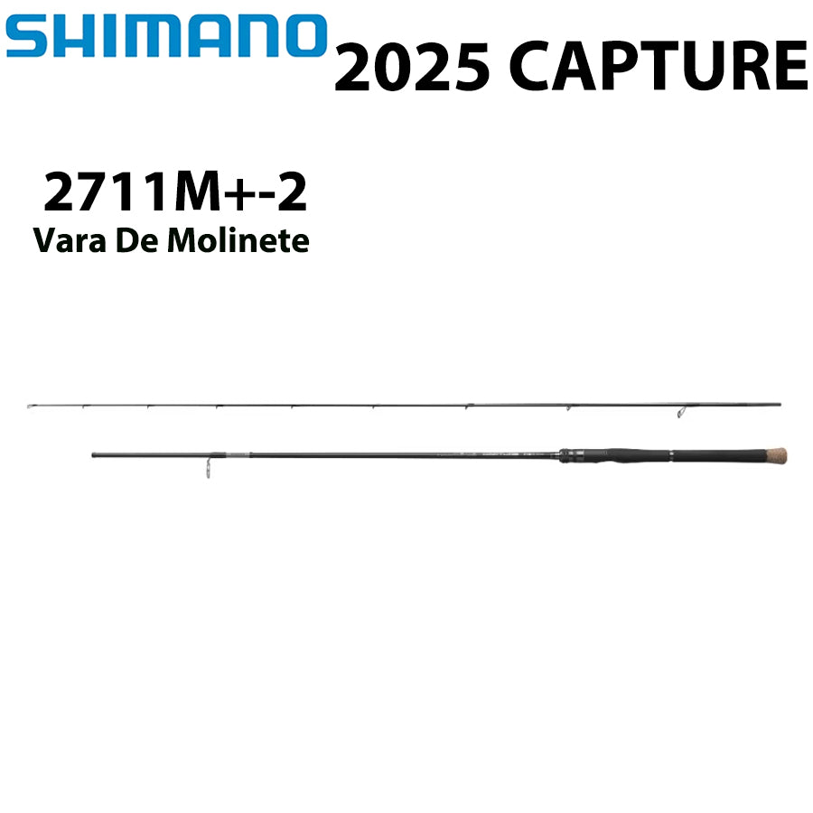 SHIMANO 2025 CAPTURE 2711M+-2 Vara De Molinete