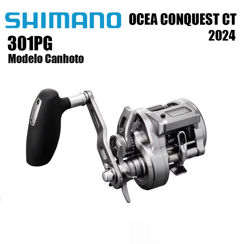 SHIMANO 2024 OCEA CONQUEST CT 301PG Modelo Canhoto