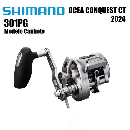 SHIMANO 2024 OCEA CONQUEST CT 301PG Modelo Canhoto