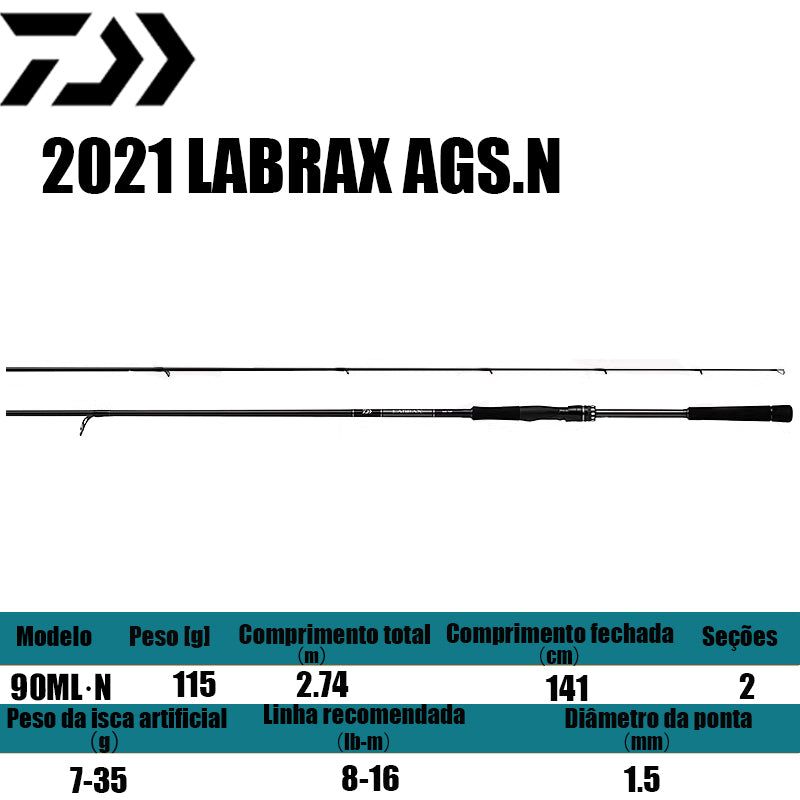 DAIWA 2021 LABRAX AGS.N 90ML·N para molinetes de pesca