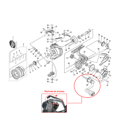 SHIMANO 2026 NEXAVE 4000 Molinete