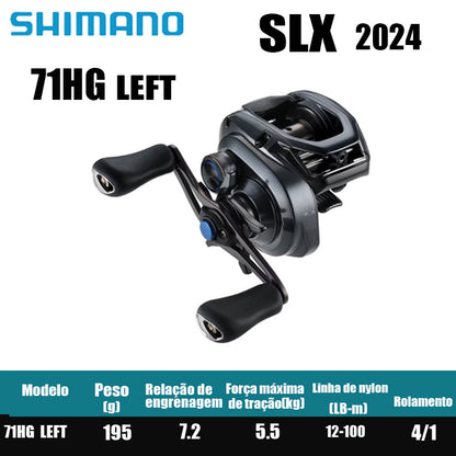 Carretilha De Arremesso SHIMANO 2024 SLX  , Peça De Reposição Para Pesca Em Água Doce E Salgada. Local De Produção: Malásia.