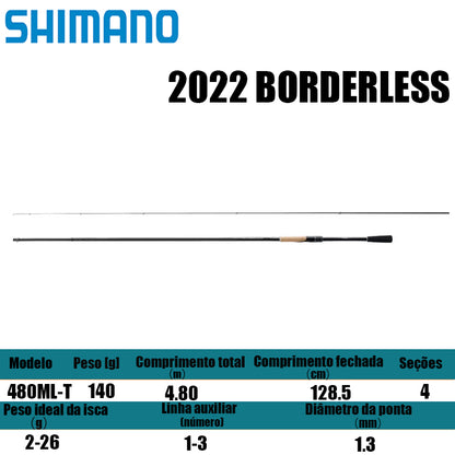 SHIMANO 2022 BORDERLESS 480ML-T para molinetes de pesca