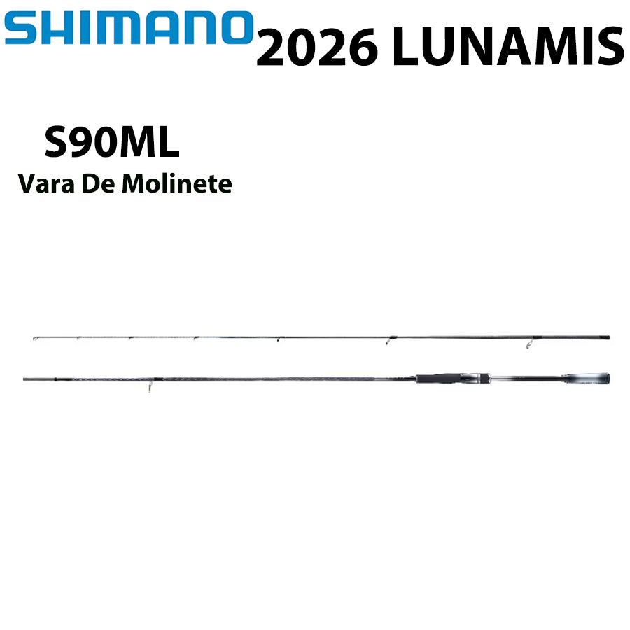 SHIMANO 2026 LUNAMIS S90ML Vara De Molinete