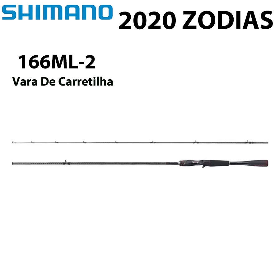 SHIMANO 2020 ZODIAS 166ML-2 Vara De Carretilha