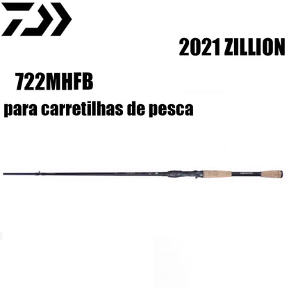 DAIWA 2021 ZILLION 722MHFB para carretilhas de pesca