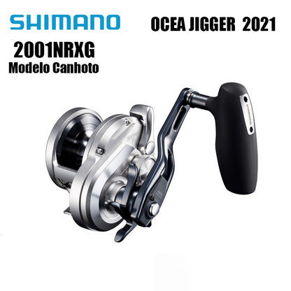 SHIMANO 2021 OCEA JIGGER 2001NRXG Modelo Canhoto