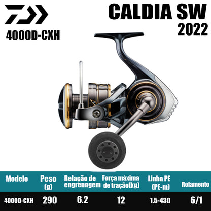 DAIWA 2022 CALDIA SW carrete de pesca carrete de filação de água doce peças de pesca de água salgada Origem China