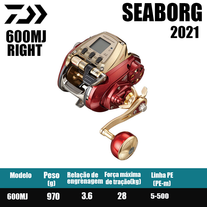 DAIWA SEABORG 100 200 300 400 500 600 Electric Reel Salt Water Fishing Reel fishing parts Origin: Japan Deep sea boat fishing  Electric winch wheel
