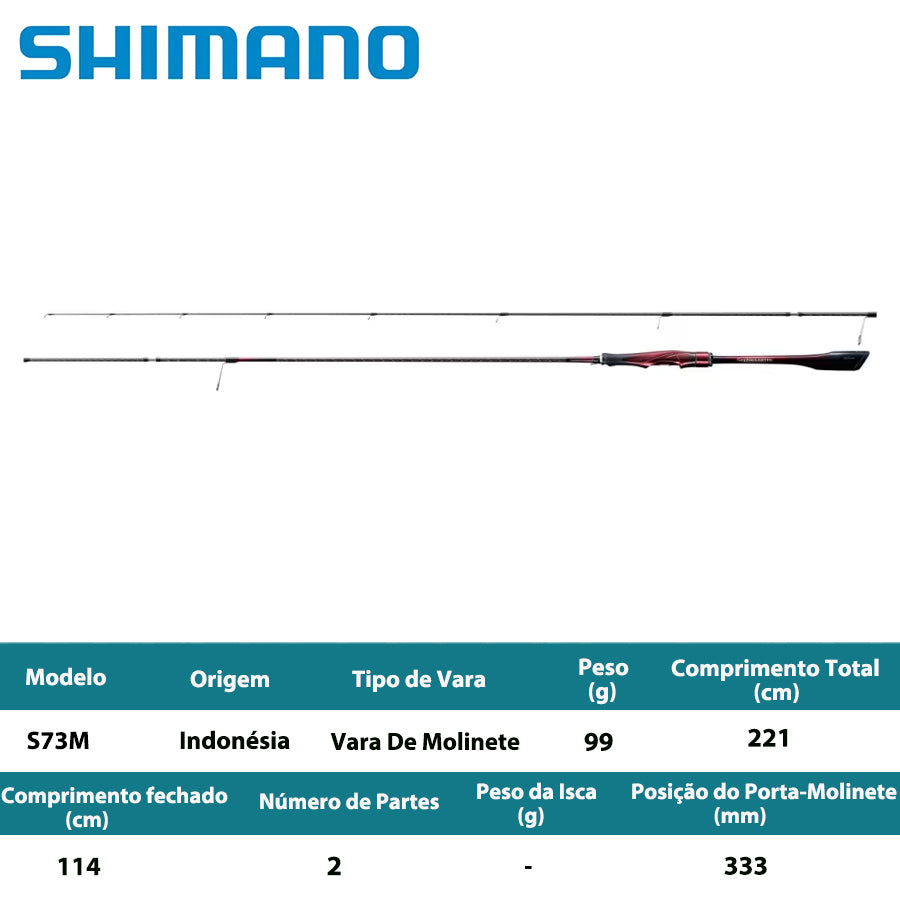 SHIMANO 2025 SEPHIA LIMITED S73M Vara De Molinete