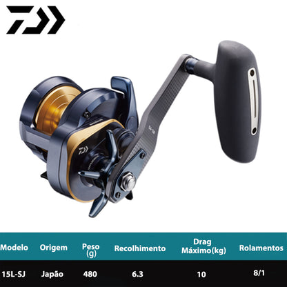 DAIWA 2022 SALTIGA 15L-SJ Carretilha Esquerda