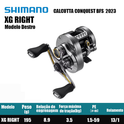 SHIMANO 2023 CALCUTTA CONQUEST BFS XG Modelo Destro