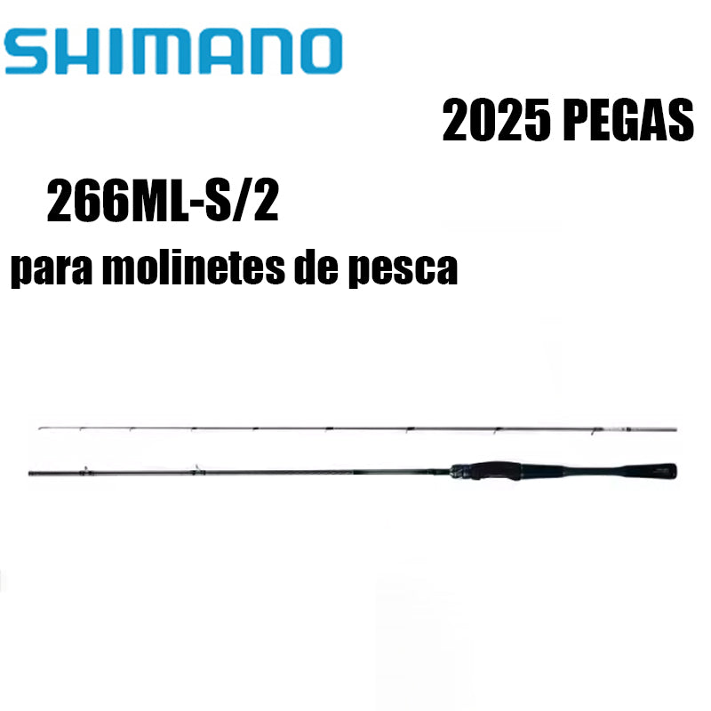 SHIMANO 2025 PEGAS 266ML-S/2 para molinetes de pesca