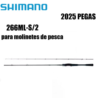 SHIMANO 2025 PEGAS 266ML-S/2 para molinetes de pesca