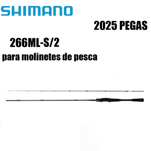 SHIMANO 2025 PEGAS 266ML-S/2 para molinetes de pesca