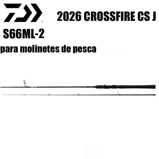 DAIWA 2026 CROSSFIRE CS J S66ML-2 para molinetes de pesca