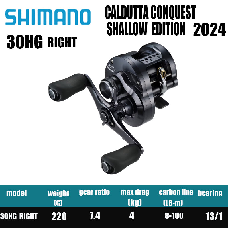 Carretilha De Arremesso SHIMANO 2024 CALCUTTA CONQUEST , Peça De Reposição Para Pesca Em Água Doce E Salgada. Local De Produção: Japão