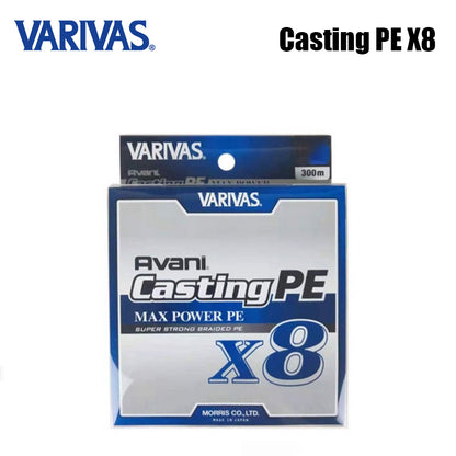 Varivas Casting PE X8 Linha De Pesca PE 300M  Branca (2 Carretéis)
