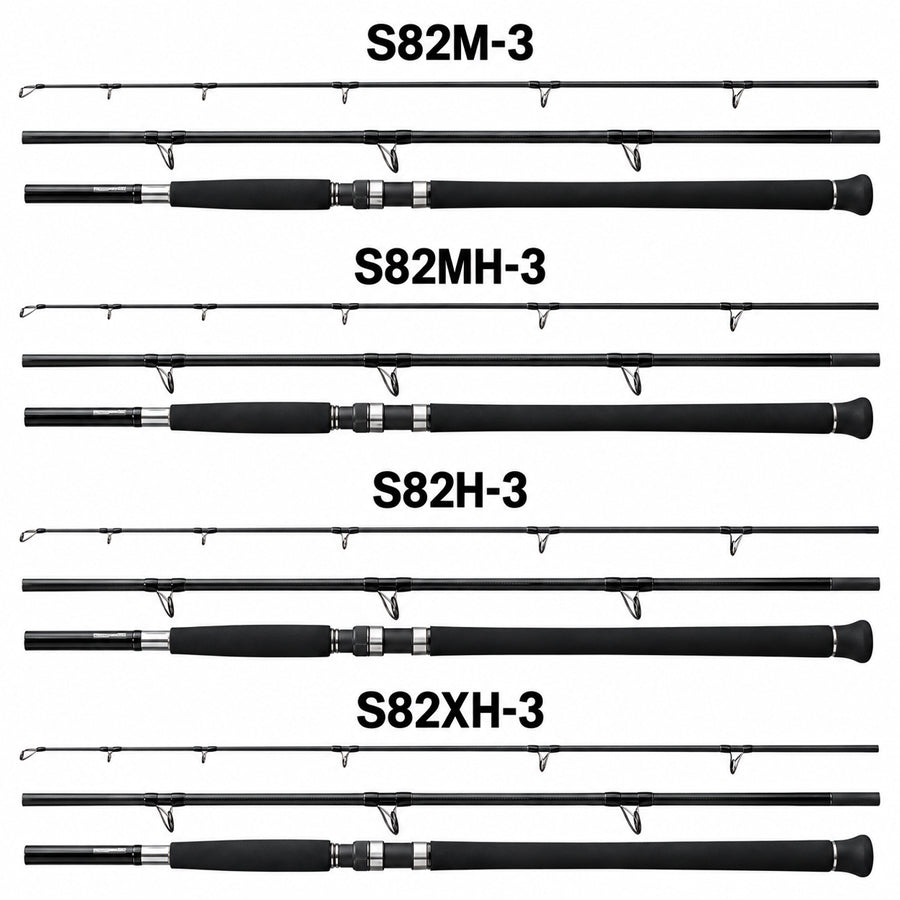 SHIMANO 2025 GRAPPLER TYPE C S82XH-3 Vara De Molinete