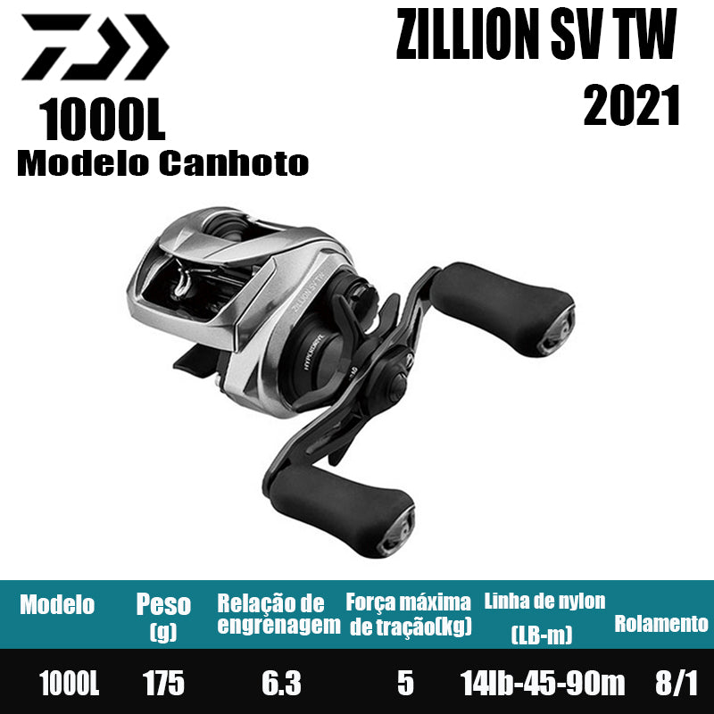 DAIWA 2021 ZILLION SV TW 1000L Modelo Canhoto