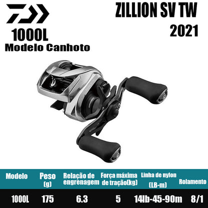 DAIWA 2021 ZILLION SV TW 1000L Modelo Canhoto