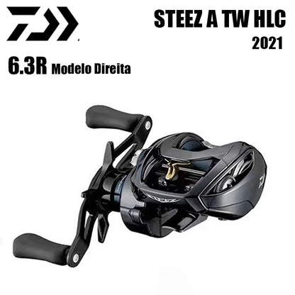 DAIWA 2021 STEEZ A TW HLC 6.3 Modelo Direita