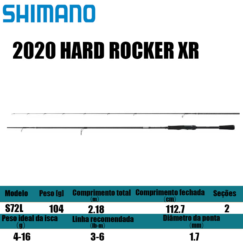 SHIMANO 2020 HARD ROCKER XR S72L para molinetes de pesca