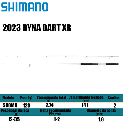 SHIMANO 2023 DYNA DART XR S90MH para molinetes de pesca